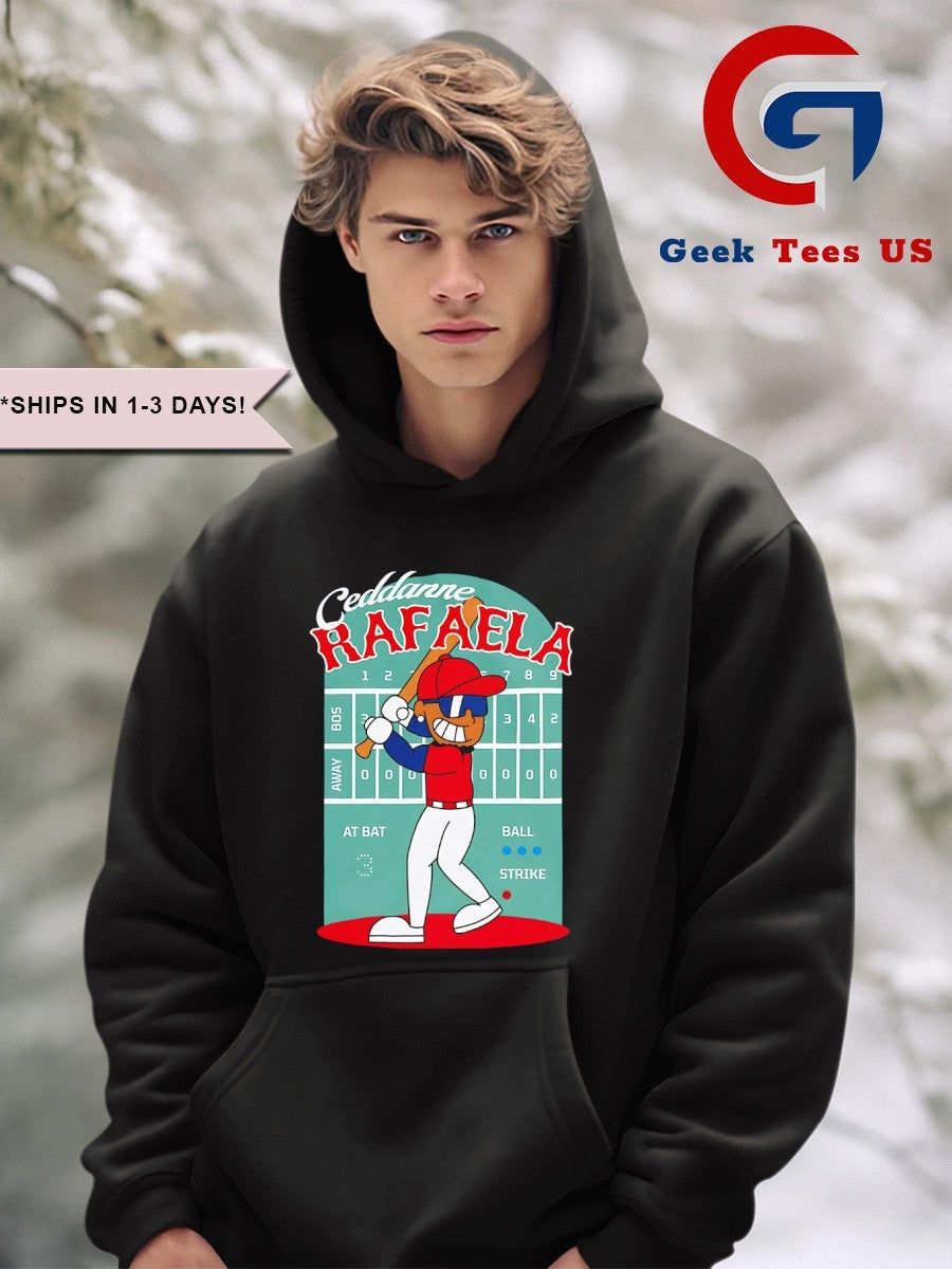 Ceddanne Rafaela player Boston Red Sox MLB Summer cartoon T-shirt
