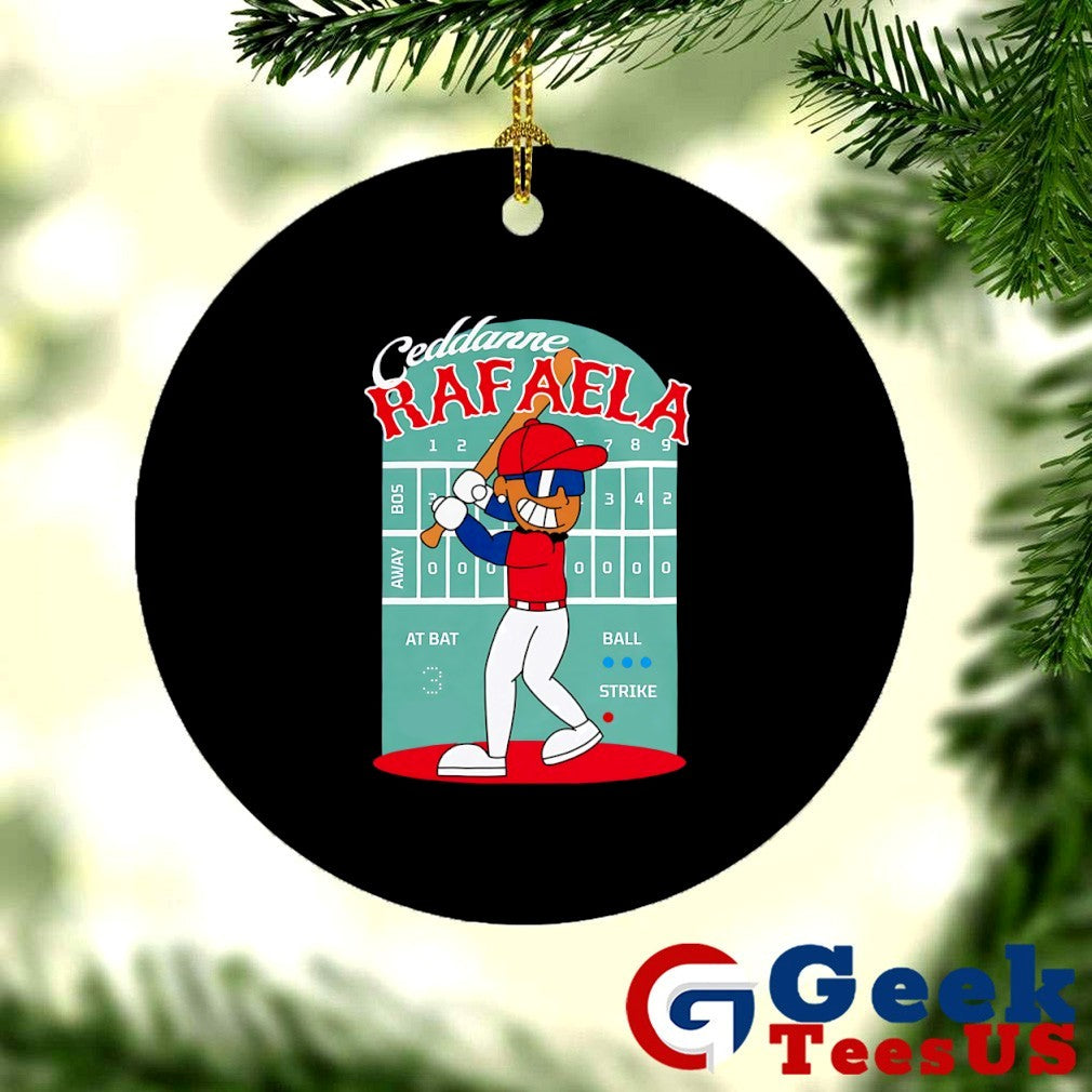 Ceddanne Rafaela player Boston Red Sox MLB Summer cartoon T-shirt