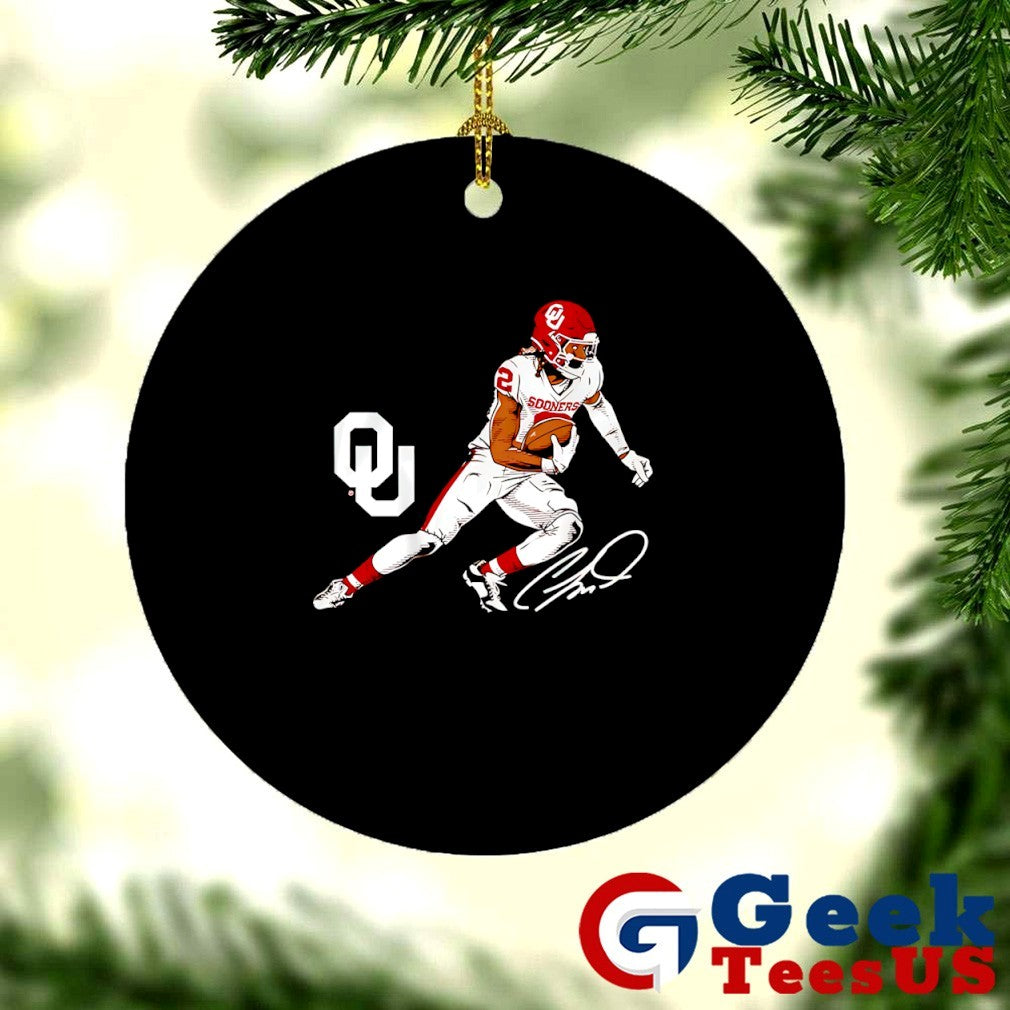 CeeDee Lamb Oklahoma Sooners football superstar pose signature shirt