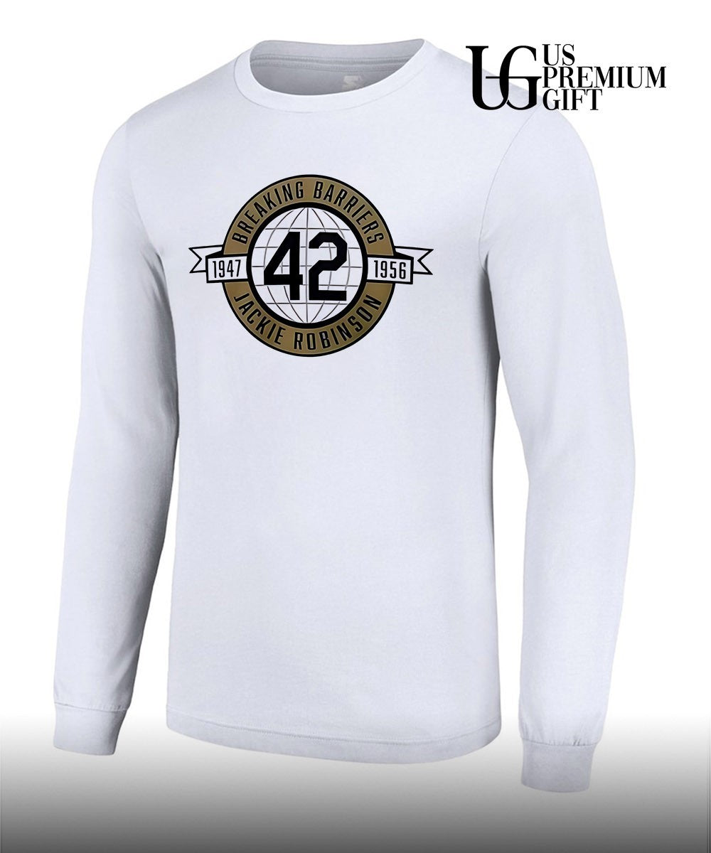Celebrates Breaking Barriers No 42 Jackie Robinson 1947-1956 shirt