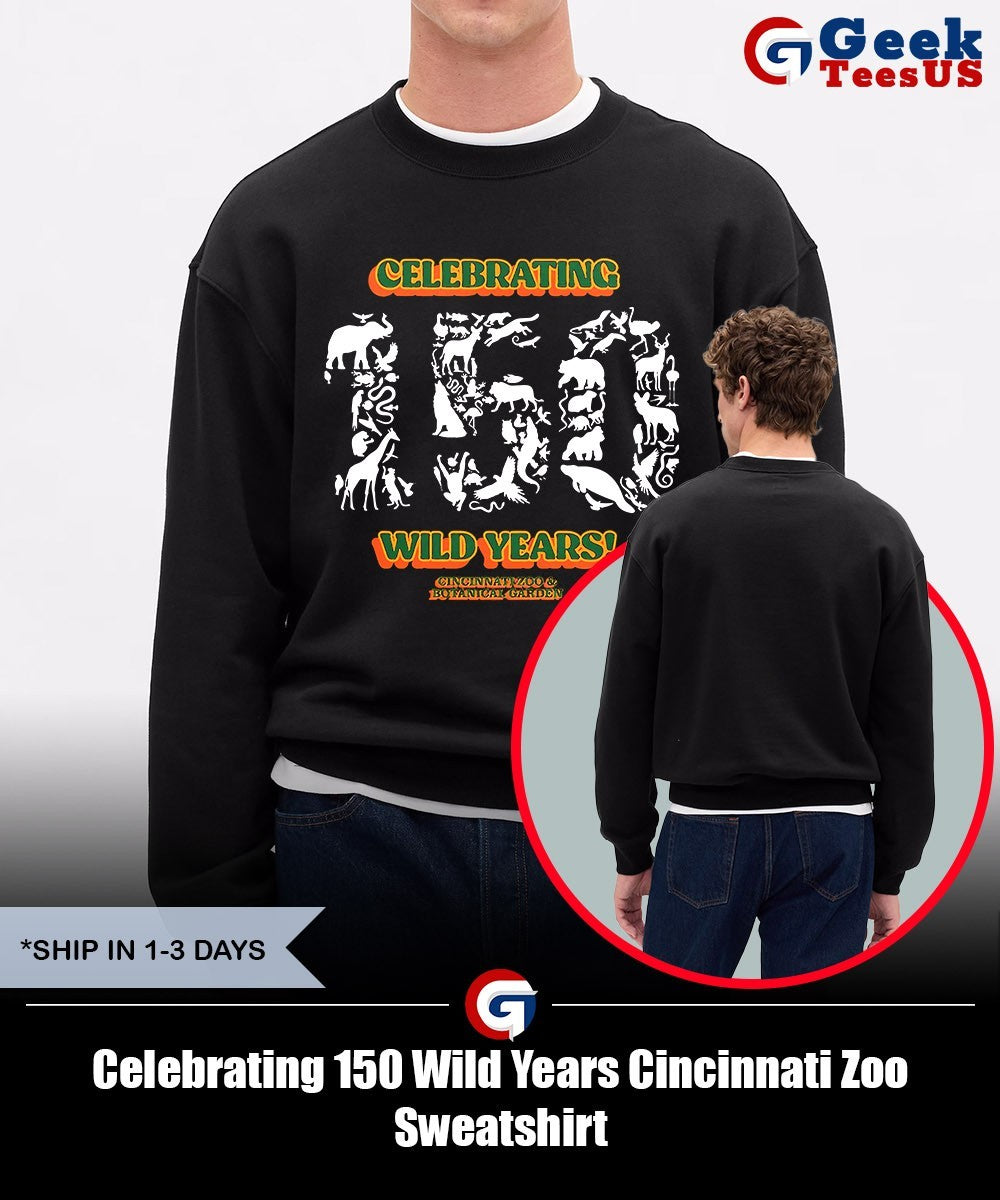 Celebrating 150 Wild Years Cincinnati Zoo shirt