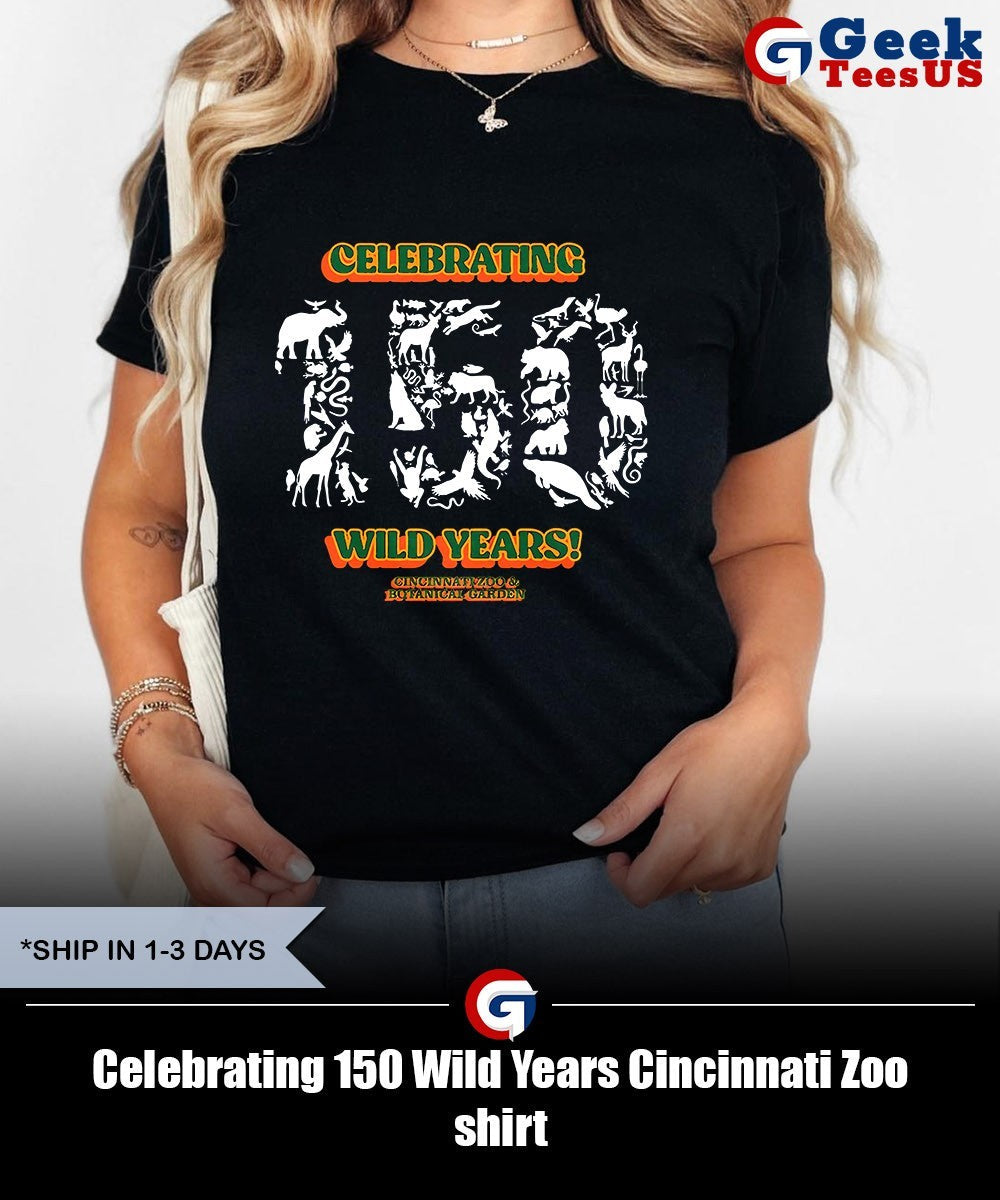 Celebrating 150 Wild Years Cincinnati Zoo shirt
