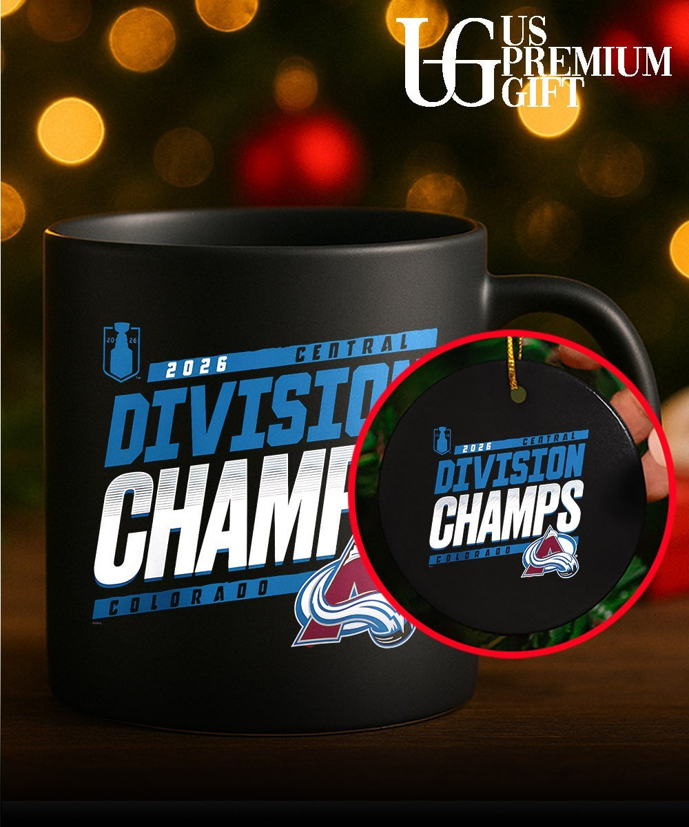 Central Division Champions Colorado Avalanche NHL 2026 shirt