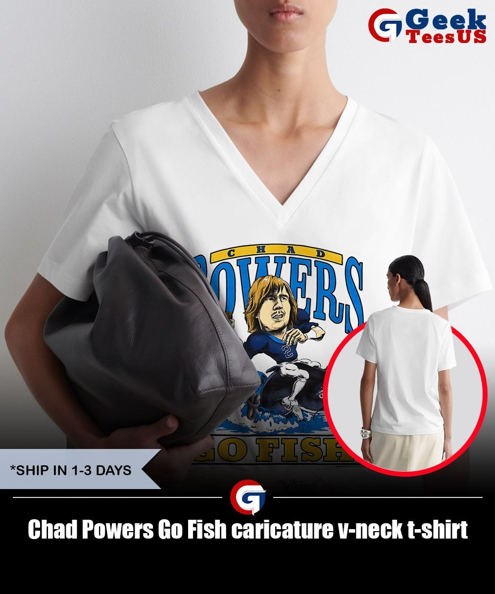 Chad Powers Go Fish caricature shirt