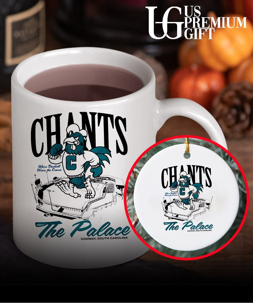 Chants the Palace Coastal Carolina Chanticleers baseball mascot shirt