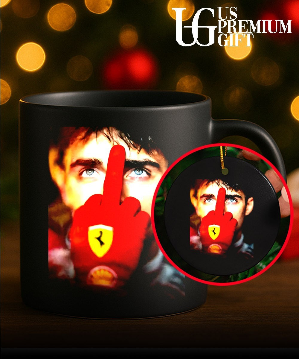 Charles Leclerc 16 F1 middle finger shirt