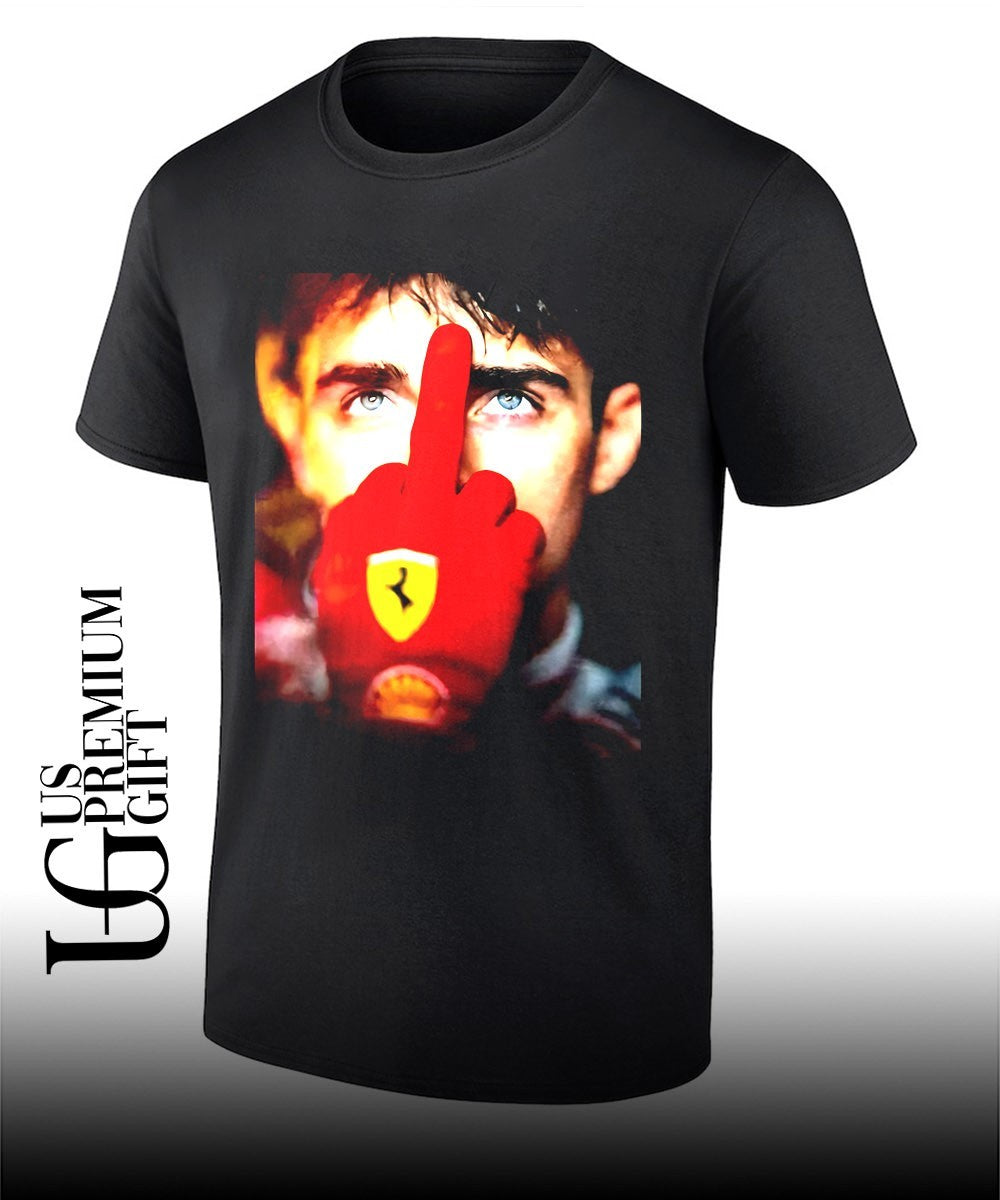 Charles Leclerc 16 F1 middle finger shirt