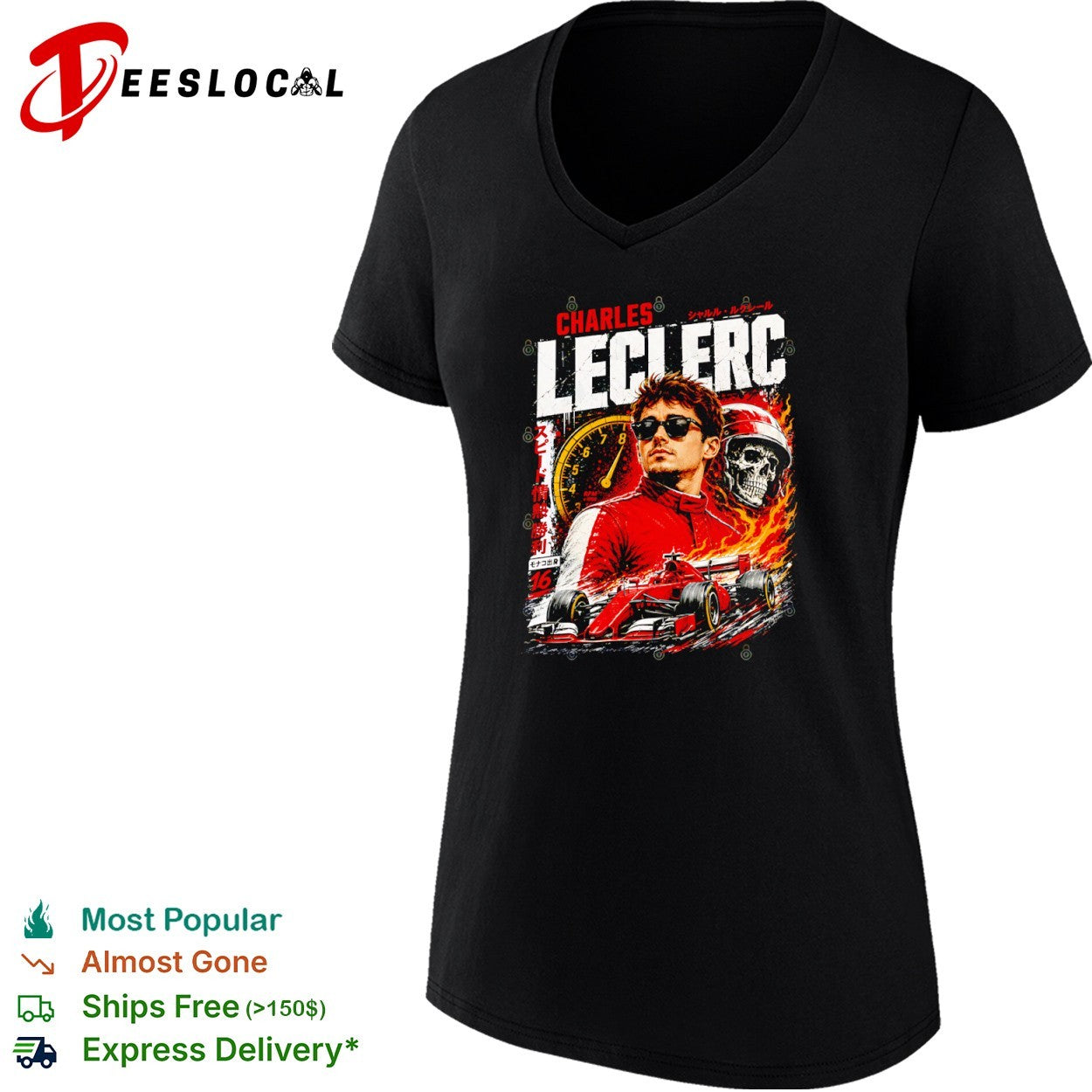 Charles Leclerc Formula 1 Racing shirt