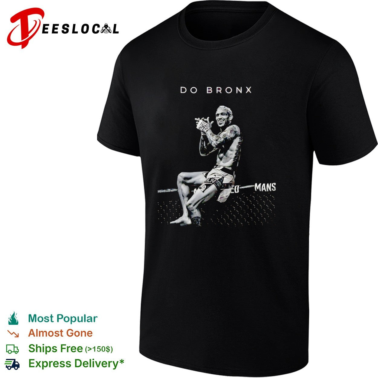 Charles Oliveira Do Bronx UFC MMA Fighter Mixed shirt