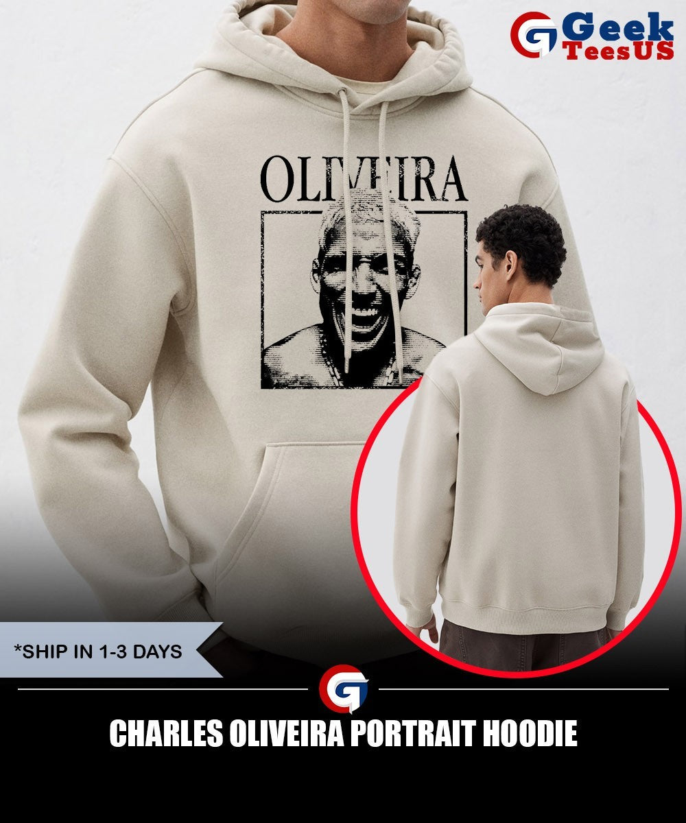 Charles Oliveira portrait shirt