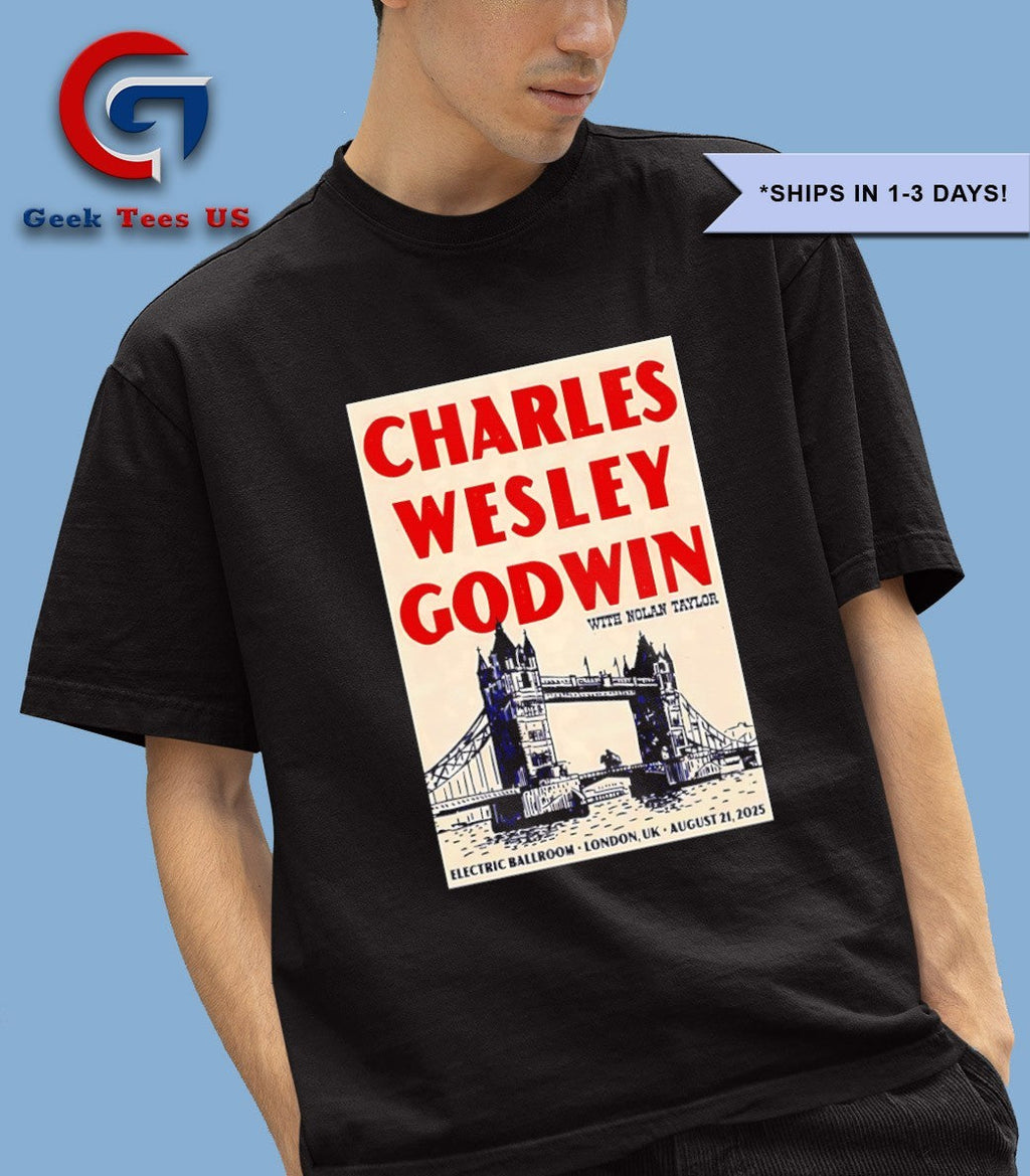 Charles Wesley Godwin Aug 21 2025 Electric Ballroom London UK Poster shirt