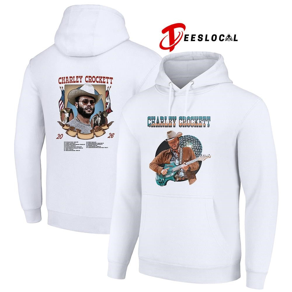 Charley Crockett North American 2026 tour Dollar a day graphic signature shirt
