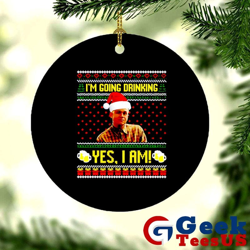 Charlie Hunnam Ed Gein I’m going drinking yes I am ugly Christmas shirt