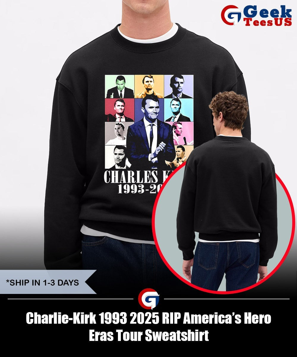 Charlie-Kirk 1993 2025 RIP America’s Hero Eras Tour shirt