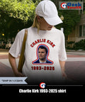 Charlie Kirk 1993-2025 shirt