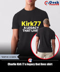 Charlie Kirk 77 a legacy that lives shirt