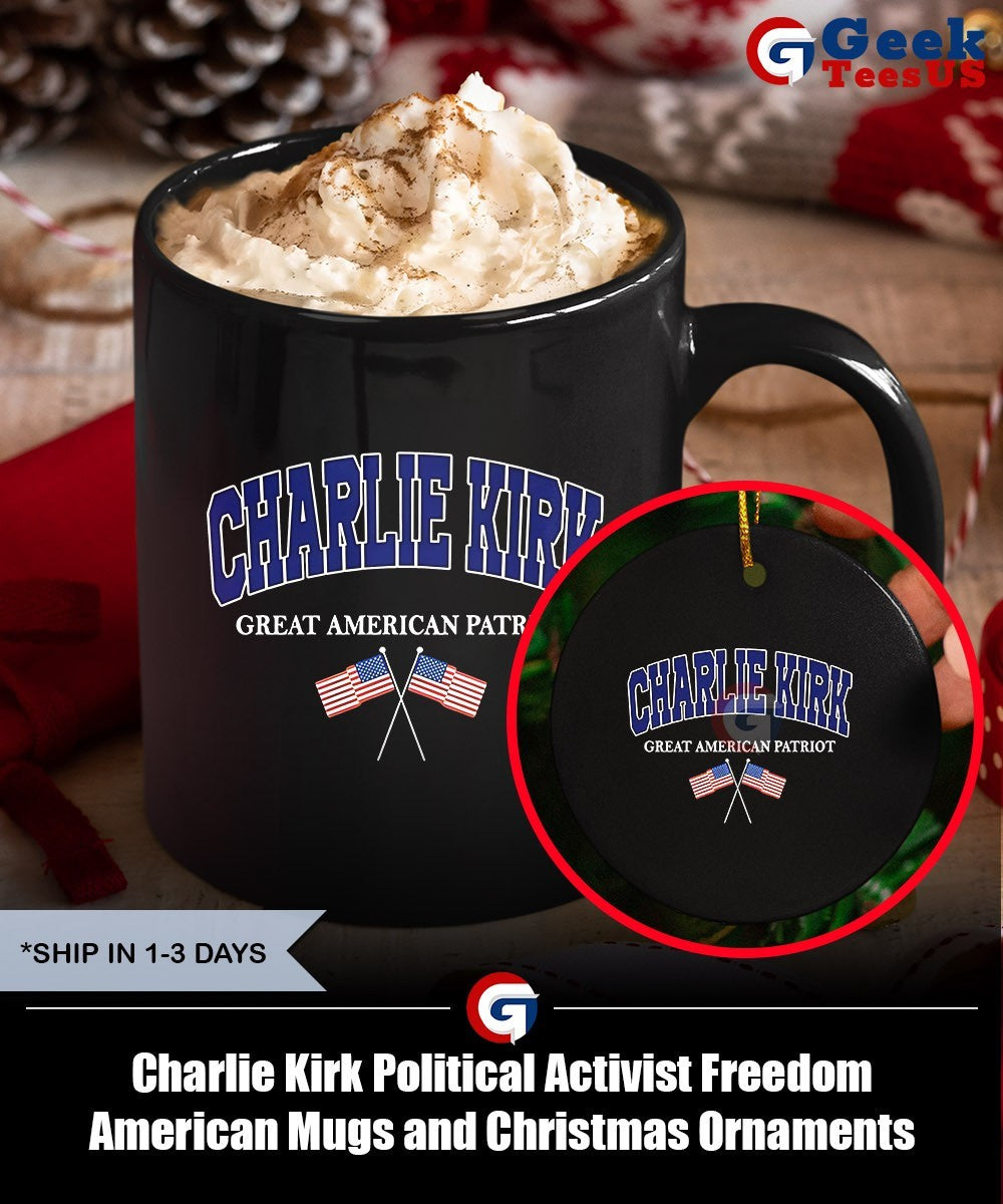 Charlie Kirk Political Activist Freedom American shirt