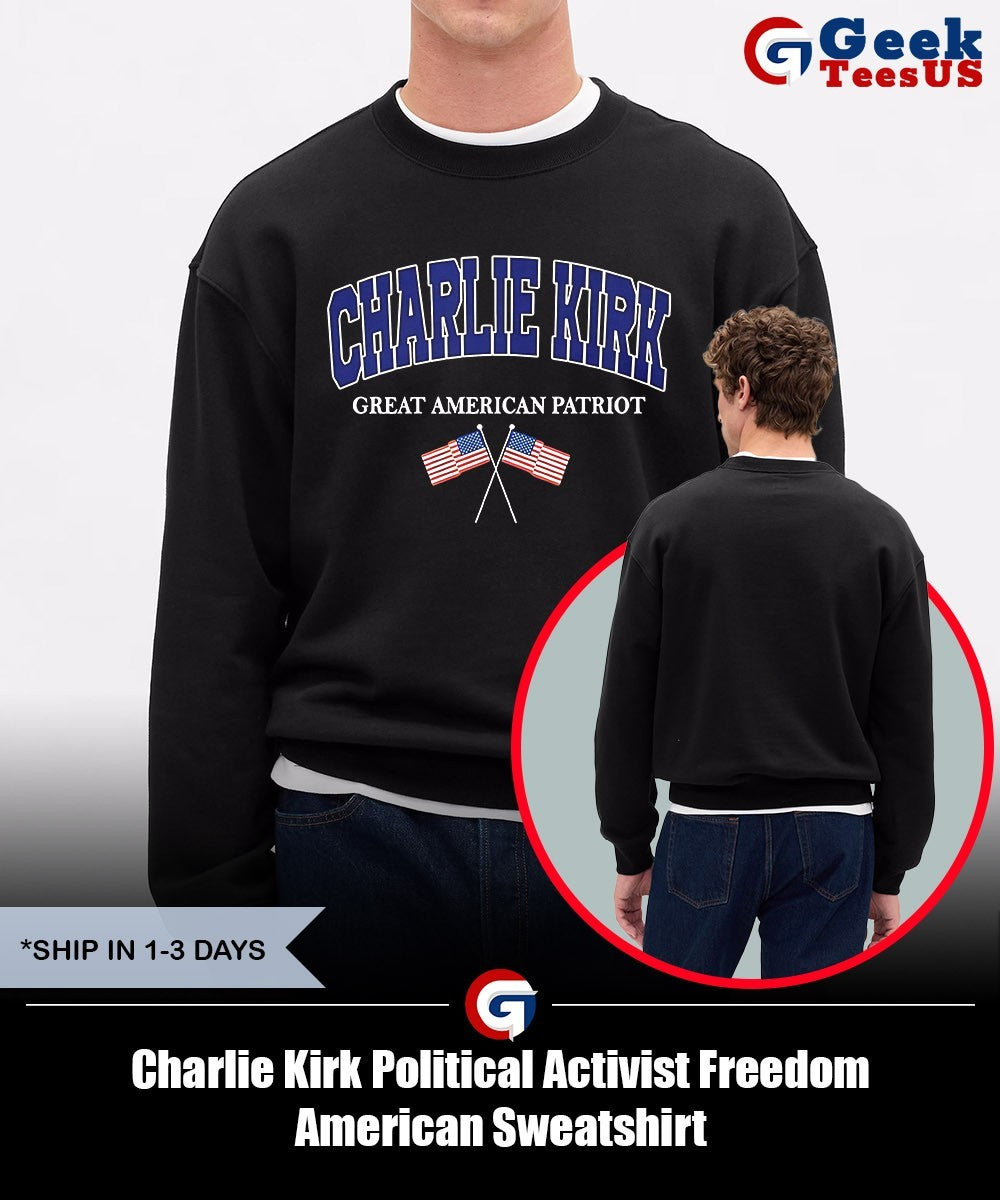 Charlie Kirk Political Activist Freedom American shirt