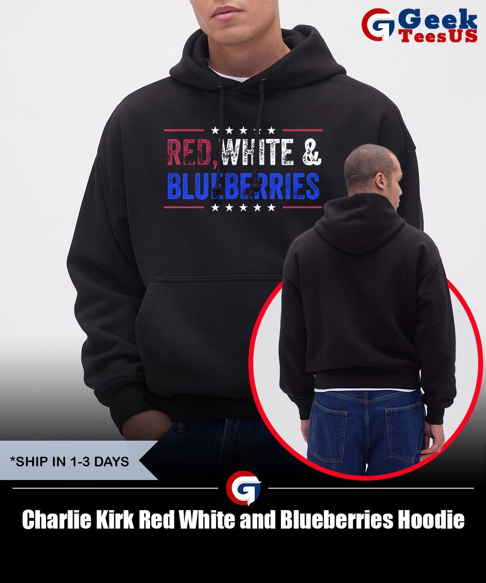Charlie Kirk Red White and Blueberries shirt