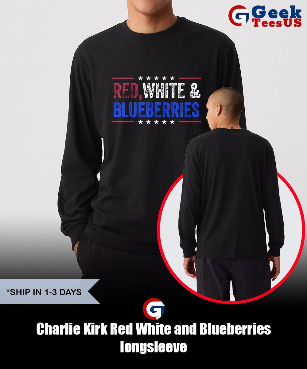 Charlie Kirk Red White and Blueberries shirt