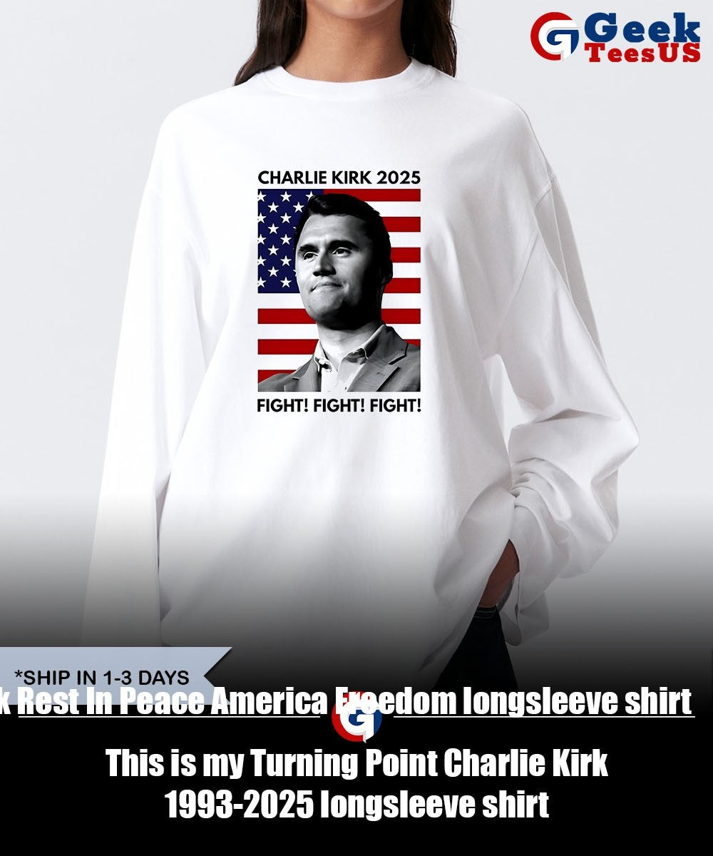 Charlie Kirk Rest In Peace America Freedom shirt