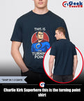 Charlie Kirk Superhero this is the turning point shirt