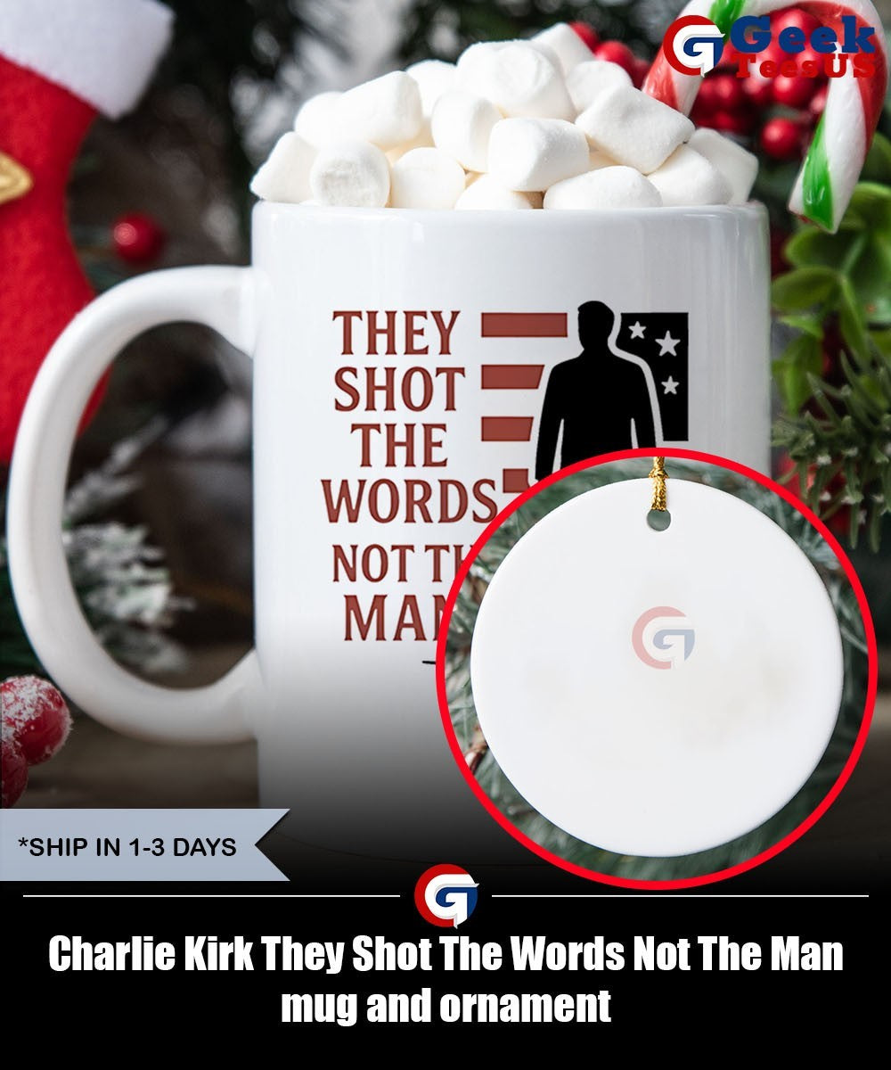 Charlie Kirk They Shot The Words Not The Man shirt