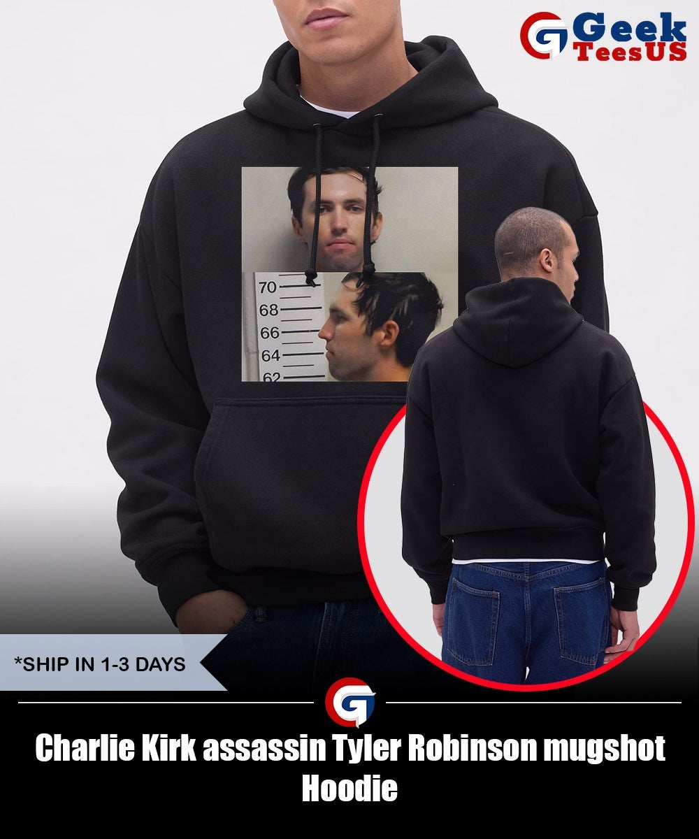 Charlie Kirk assassin Tyler Robinson mugshot shirt