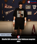 Charlie Kirk assassin Tyler Robinson mugshot shirt