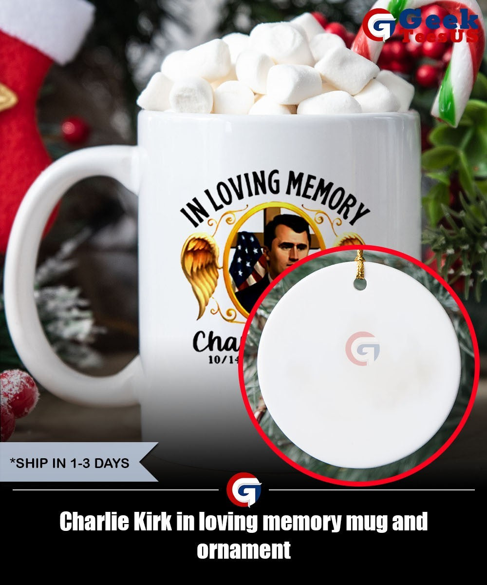 Charlie Kirk in loving memory shirt
