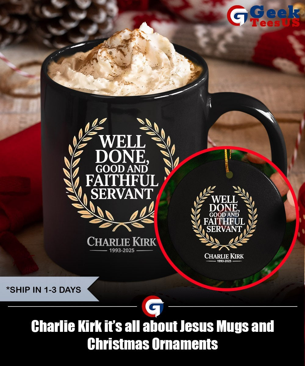 Charlie Kirk it’s all about Jesus T-shirt