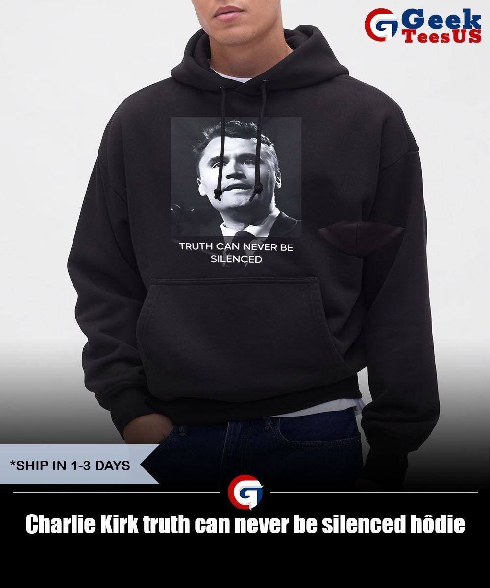 Charlie Kirk truth can never be silenced shirt
