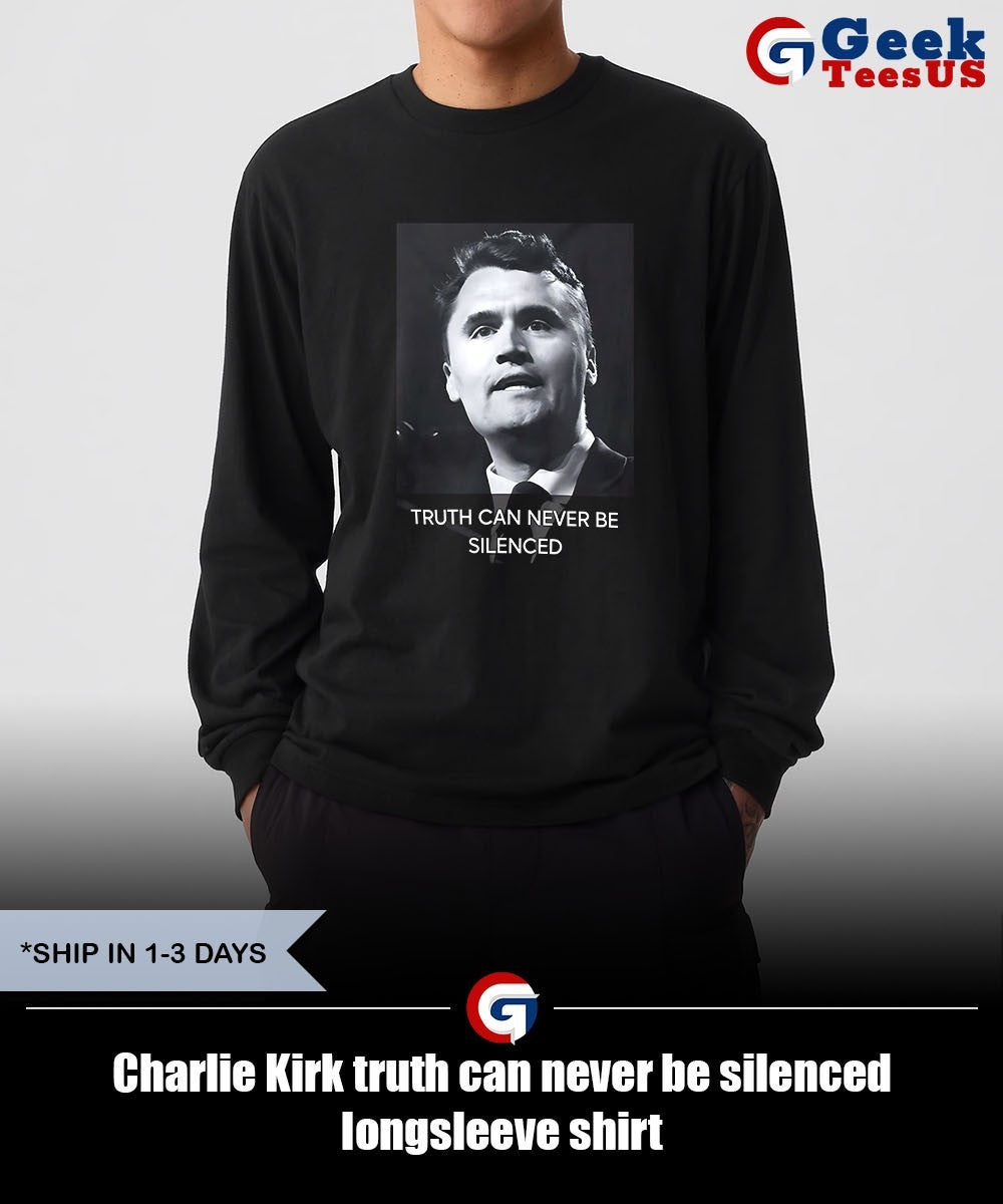 Charlie Kirk truth can never be silenced shirt