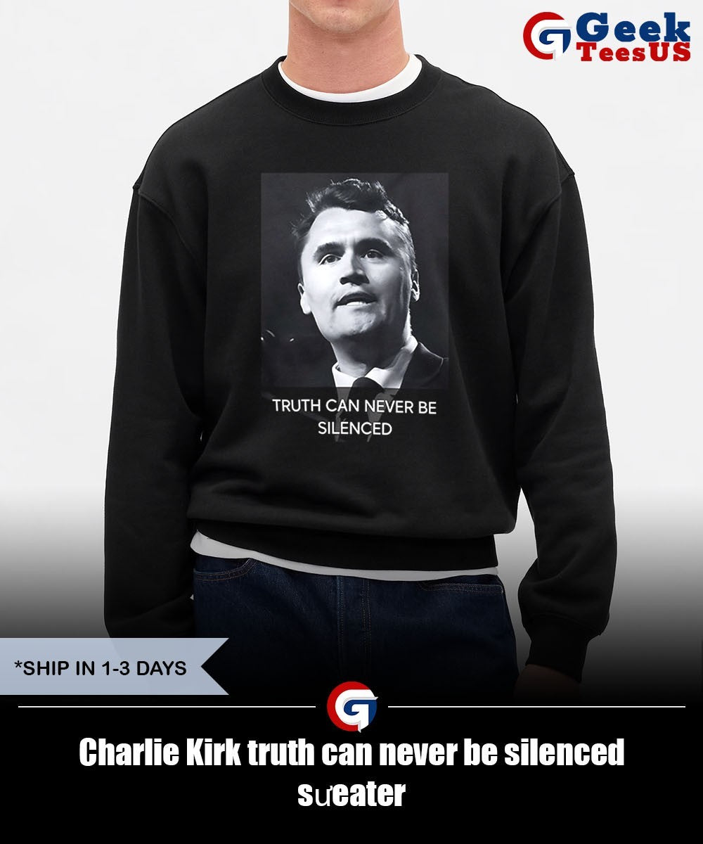 Charlie Kirk truth can never be silenced shirt