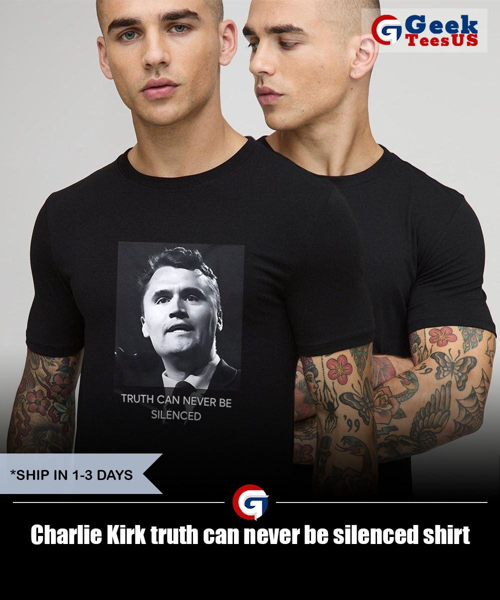 Charlie Kirk truth can never be silenced shirt