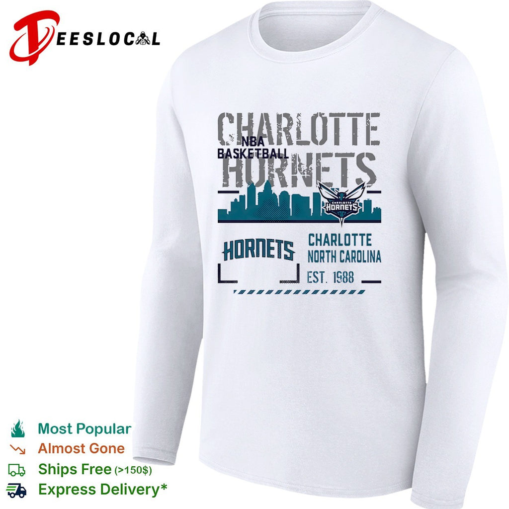 Charlotte Hornets NBA Basketball Est 1988 North Carolina shirt