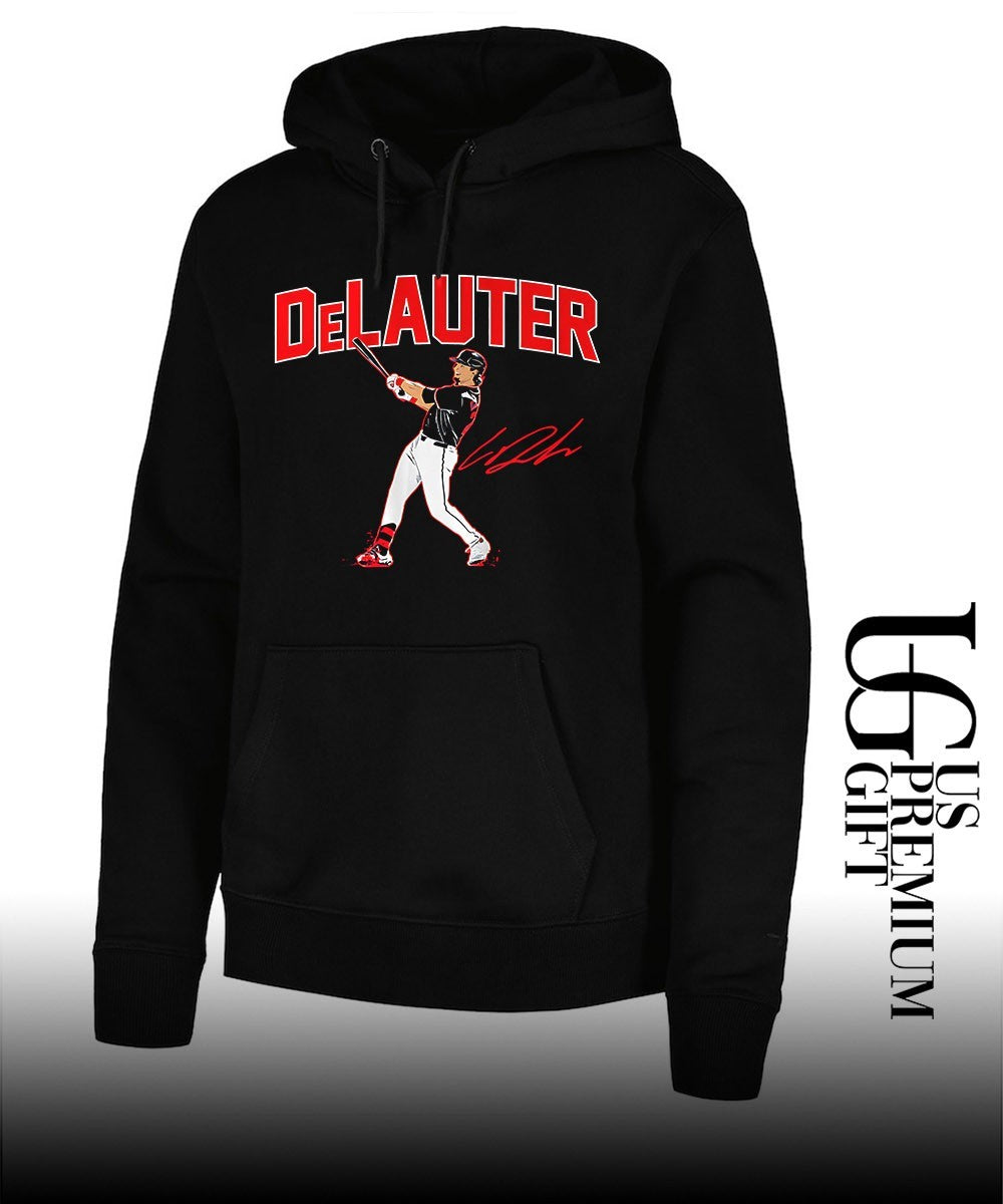 Chase DeLauter Cleveland Guardians baseball slugger swing signature shirt