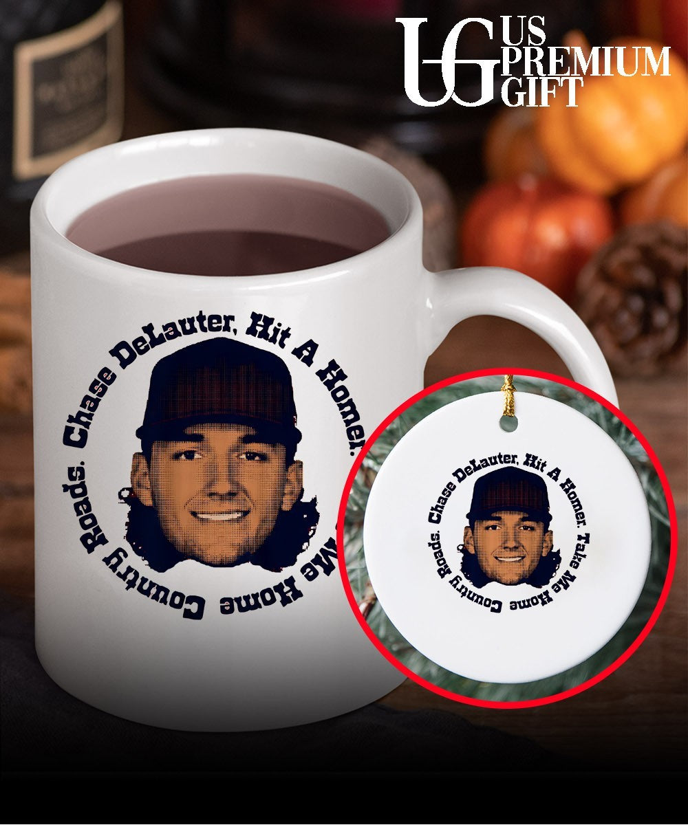 Chase DeLauter big head hit a homer take me home country roads Cleveland Guardians MLB shirt
