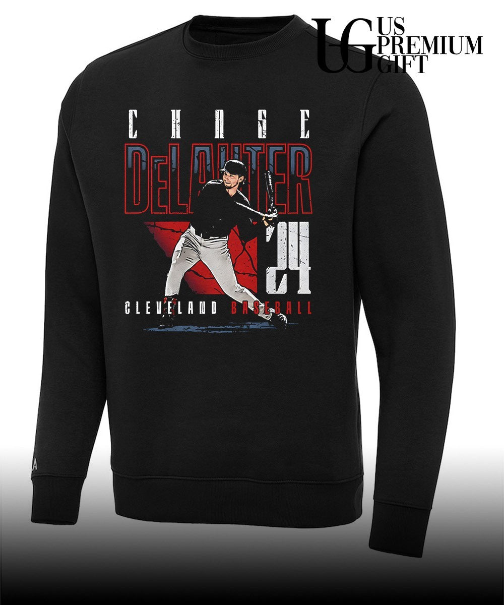 Chase DeLauter player Cleveland Guardians baseball signature shirt