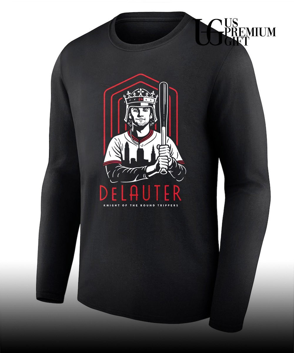 Chase Delauter Knight Of The Round Trippers Cleveland Guardians baseball shirt