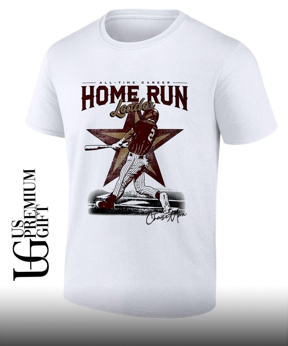 Chase Mora Texas State Bobcats baseball All Time Career Home Run Leader signature shirt