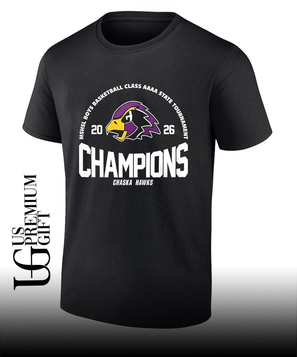 Chaska Hawks MSHSL Boys Basketball Class AAAA State Tournament Champions
