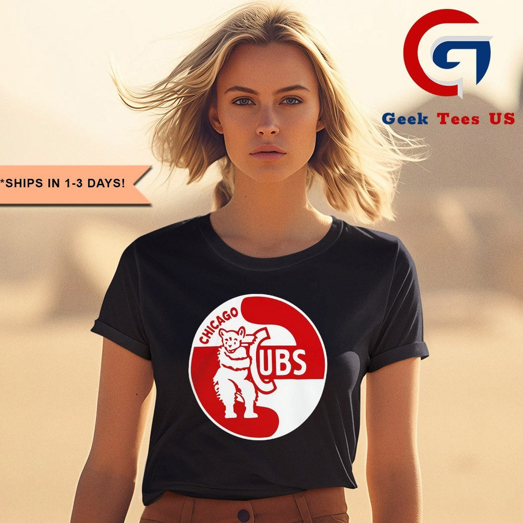 Chicago Cubs 1933 MLB Heritage logo shirt
