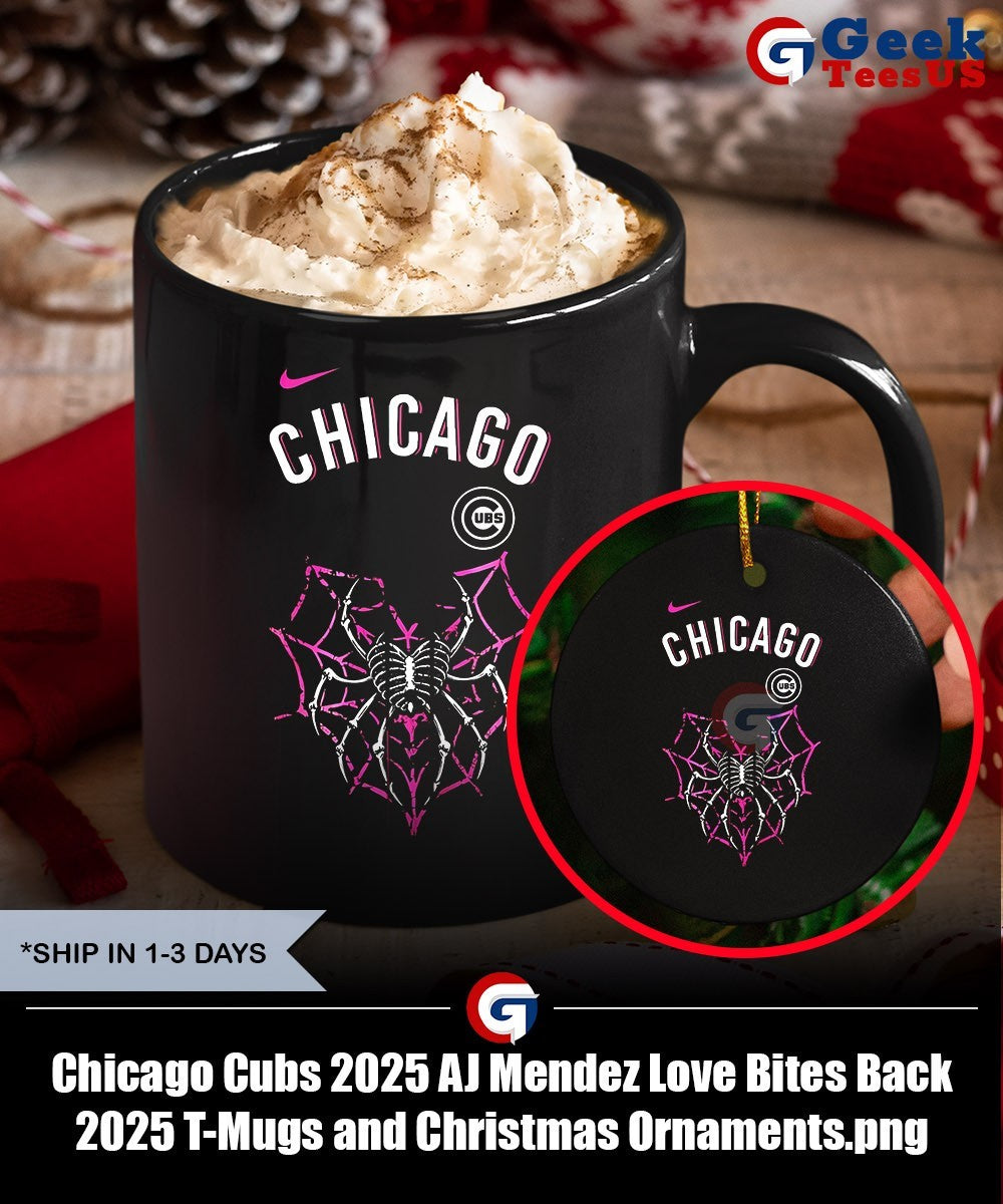 Chicago Cubs 2025 AJ Mendez Love Bites Back 2025 T-shirt