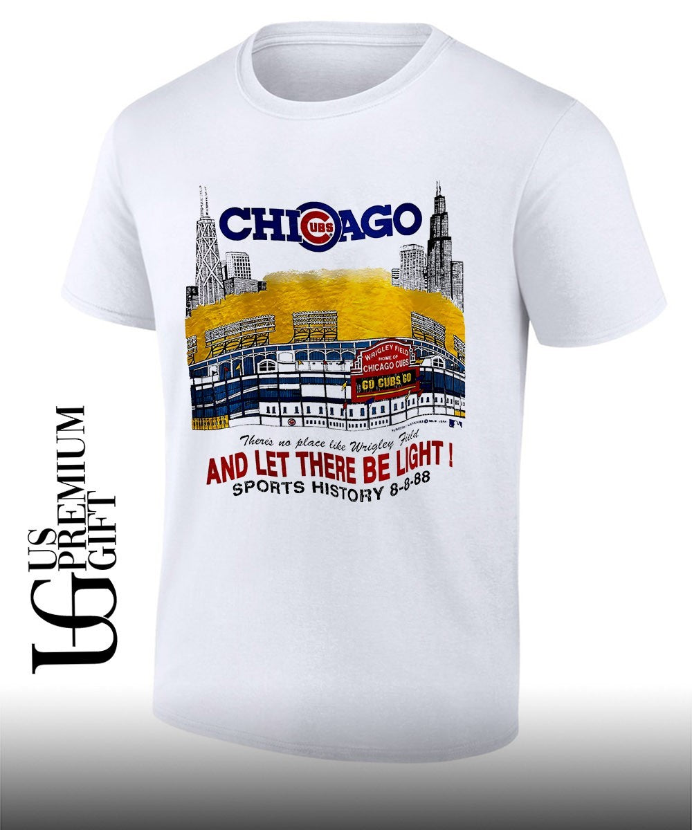 Chicago Cubs Let There Be Light Wrigley Field Stadium 1988 shirt