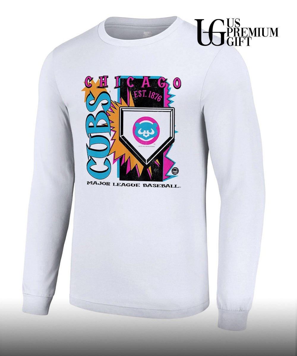 Chicago Cubs Major League baseball since 1876 Cooperstown Neon shirt