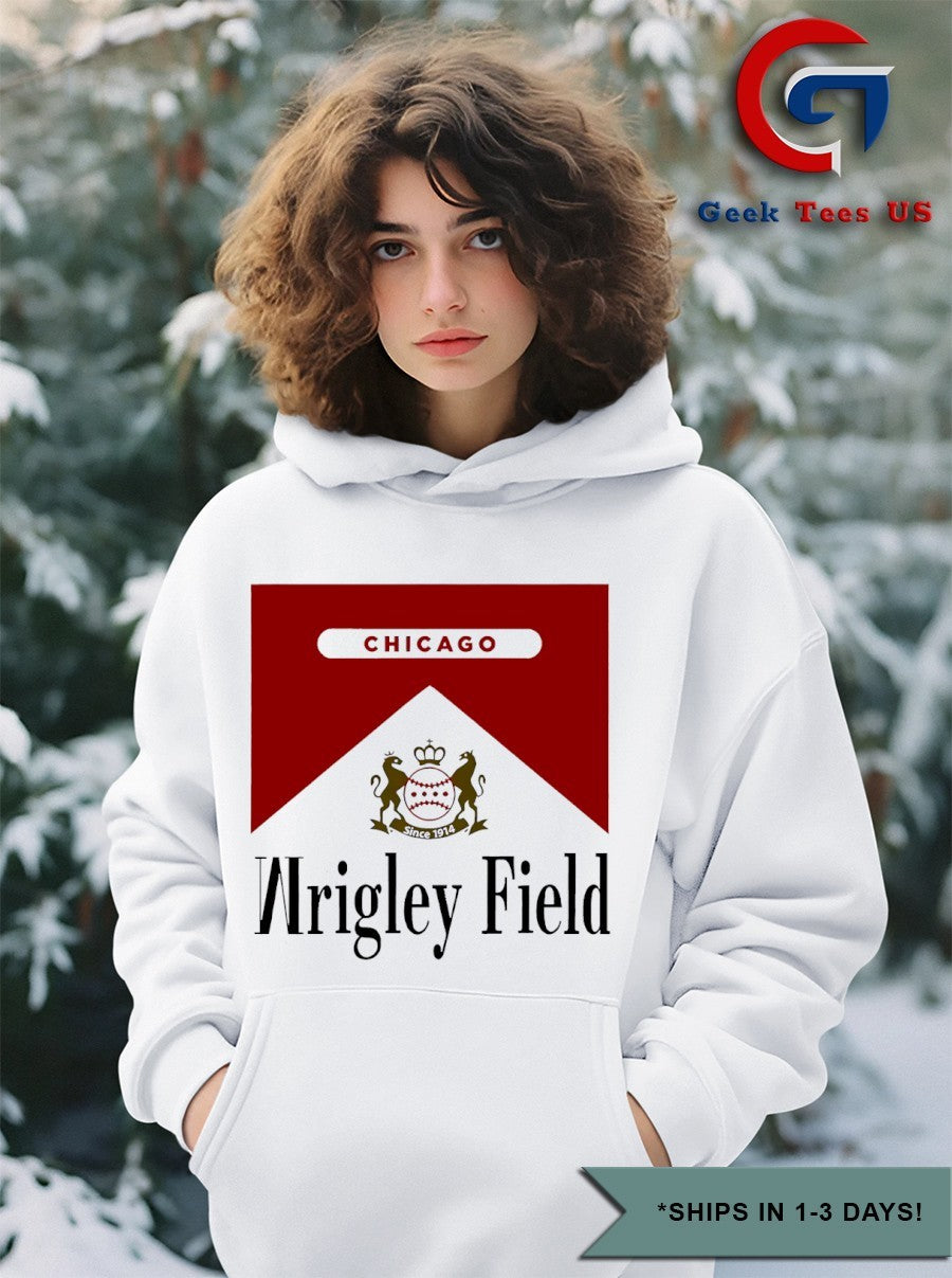 Chicago Cubs since 1914 Wrigley Field Marlboro shirt