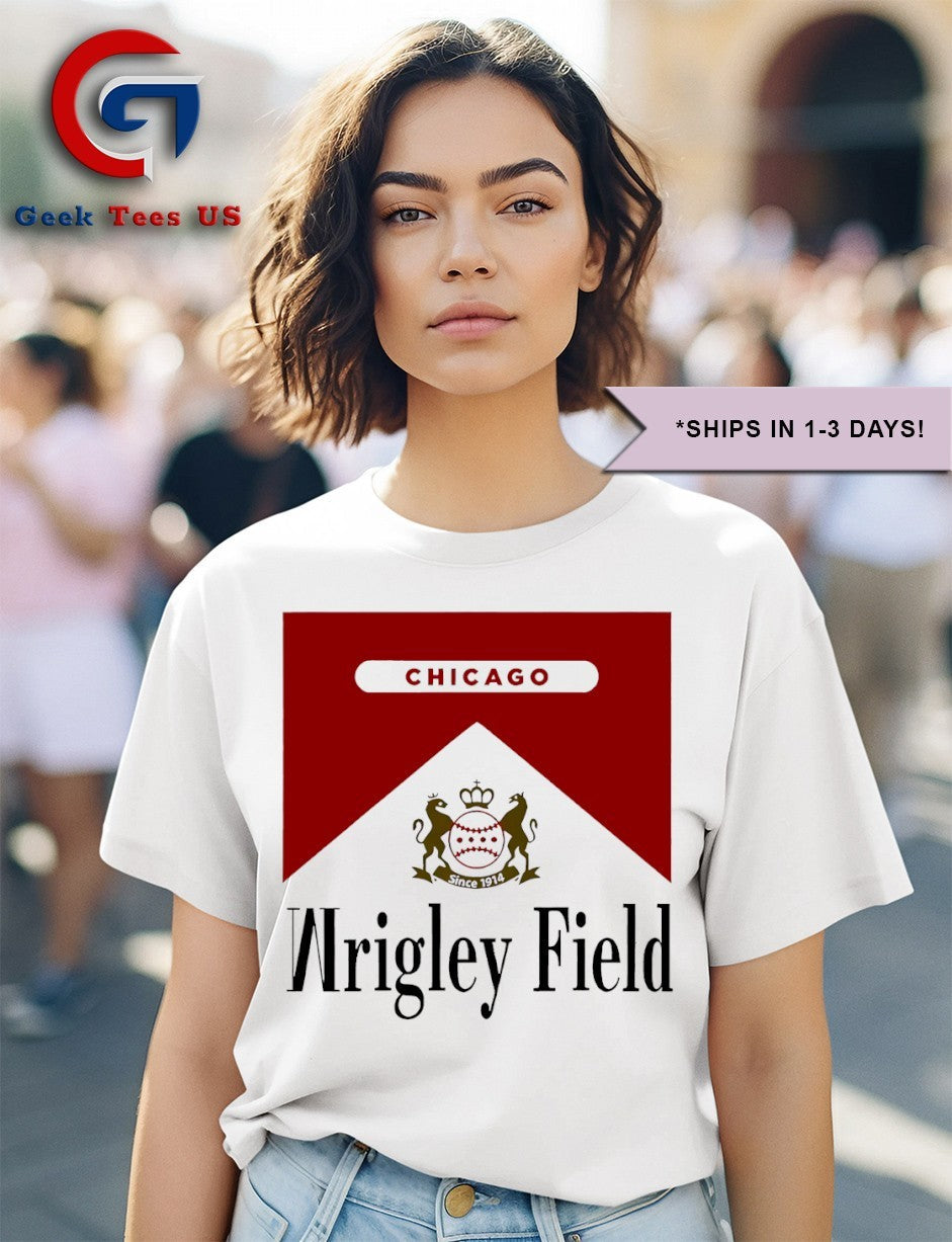 Chicago Cubs since 1914 Wrigley Field Marlboro shirt