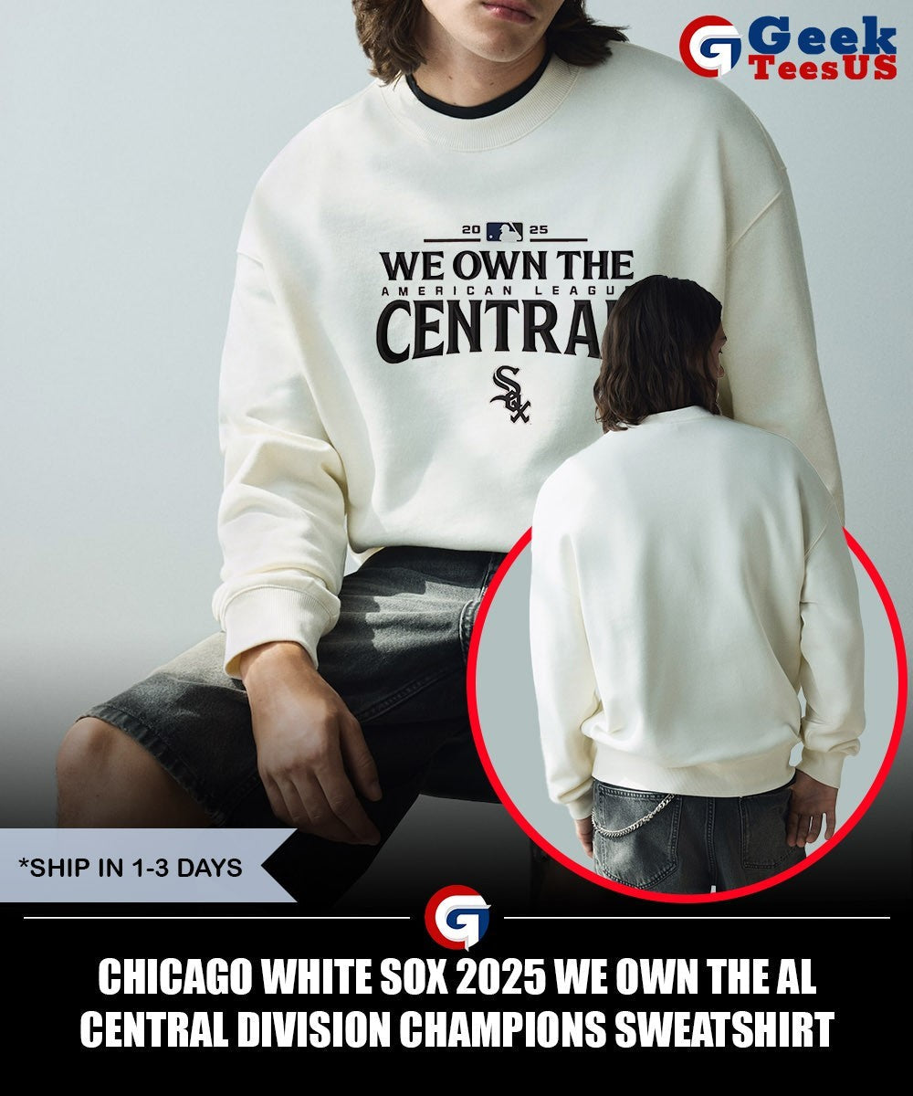 Chicago White Sox 2025 We Own The AL Central Division Champions shirt