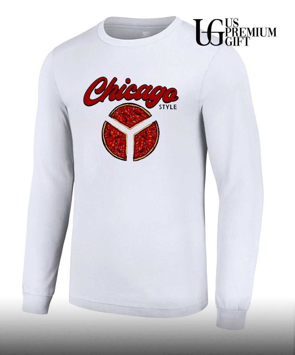 Chicago style deep cut shirt